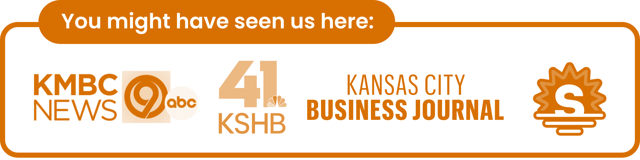 A screenshot of the More Than A Meal website, featuring logos and images of news outlets that have highlighted the company's work. The image includes the logos for 41 Action News, KMBC 9, the Kansas City Business Journal, and Startland News, along wi